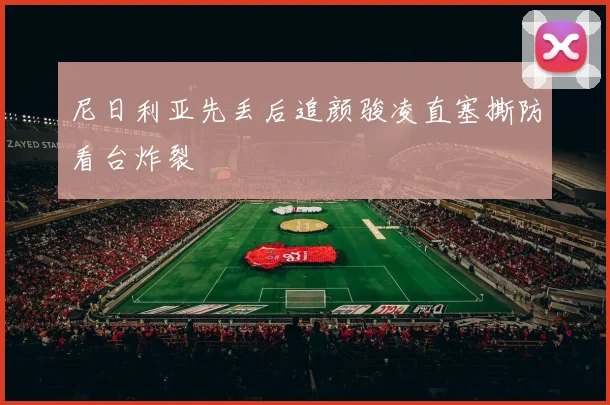 尼日利亚先丢后追颜骏凌直塞撕防看台炸裂